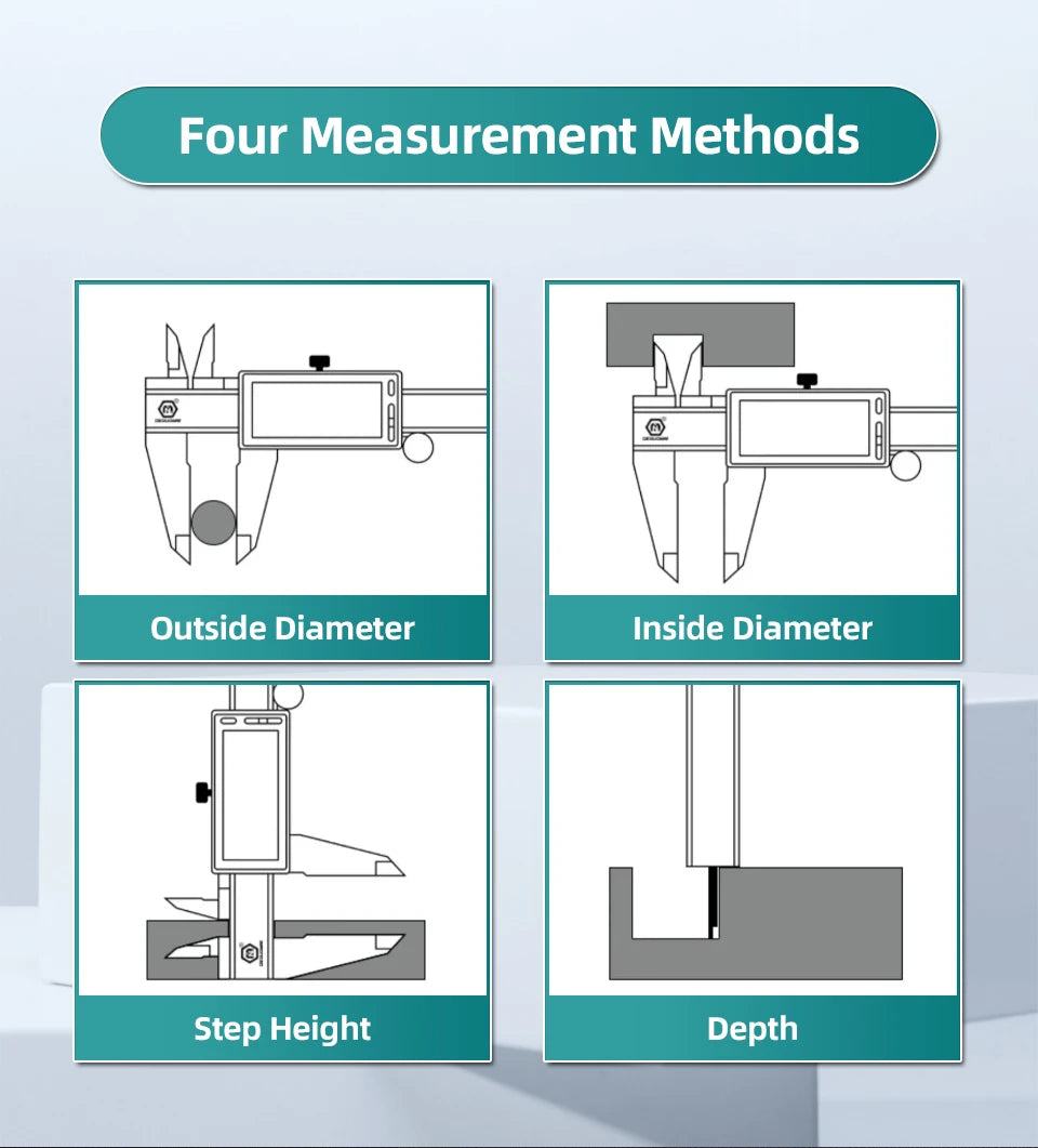 Metal Digital Display Calipers Verniers Calipers Quality Caliper Woodworking Measuring Instruments Tools Depth Calipers