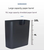 Small Size  Mini A4 Shredder Grinder For Office Household Paper Cutter Gear Electric Automatic Bill Shredder Office Electronics