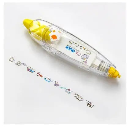1 pc Kawaii Animals Mechanical Decorative Correction Tape Corrector Diary Diy Journal Art Supplies Gift Accessories School