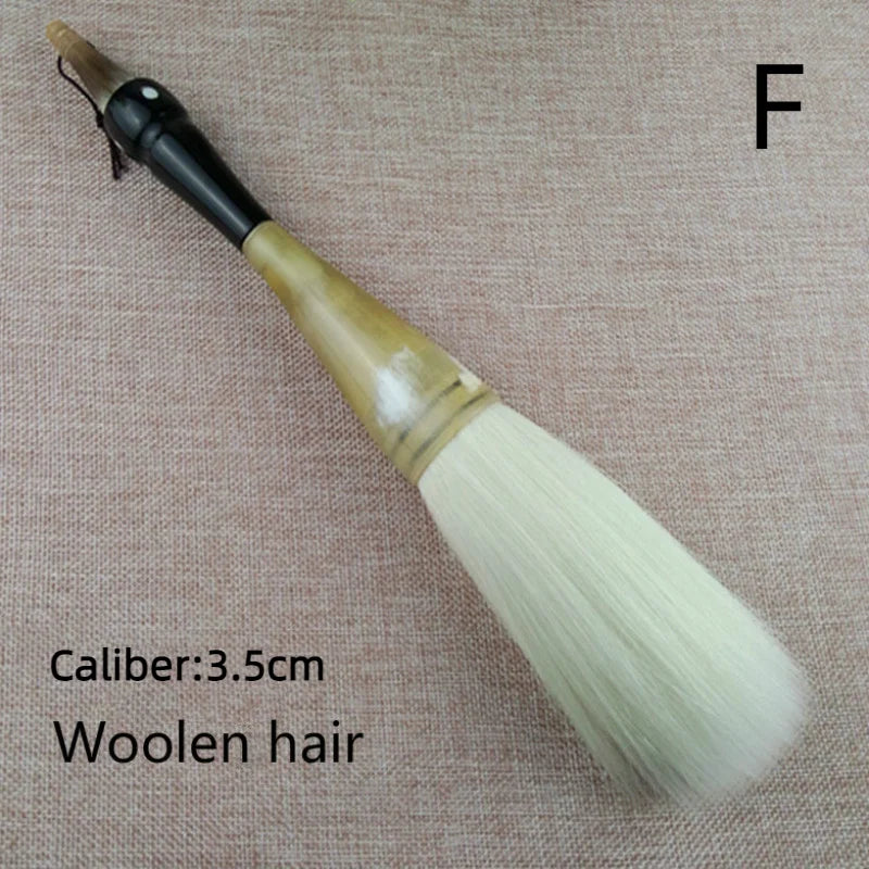 Chinese Calligraphy Brush Oxhorn Pen holder Brush Pen Extra Large Mixed Hair Painting Writing Brushes Art Stationary Supplies