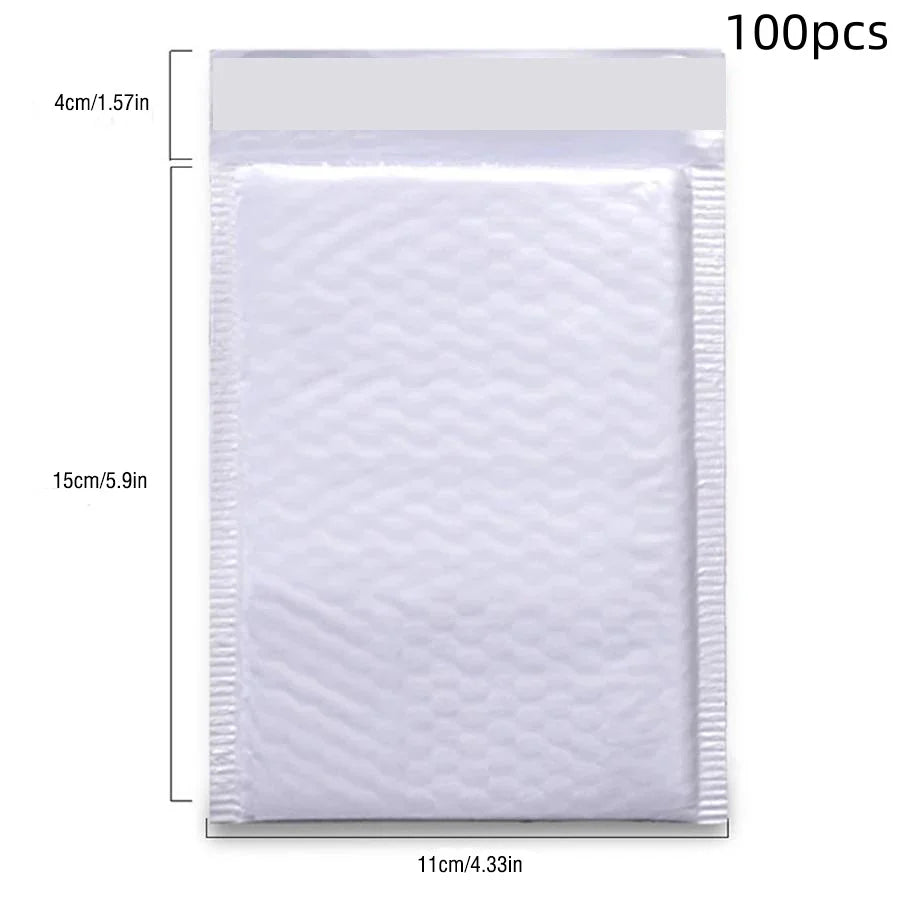 50PCS 100PCS White Multifunctional Bubble Mailing Envelope SelfAdhesive Sealed Express Packaging Suitable For Multiple Scenarios