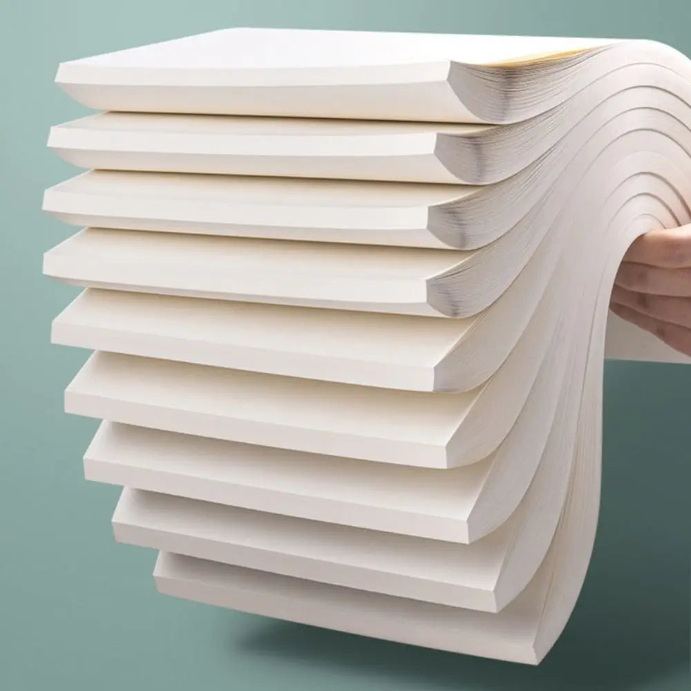 40/100 Sheets Blank Draft Paper Grids/Blank Beige Eye Protection Calculation Paper A4/B5 Notebook Study Painting Supplies