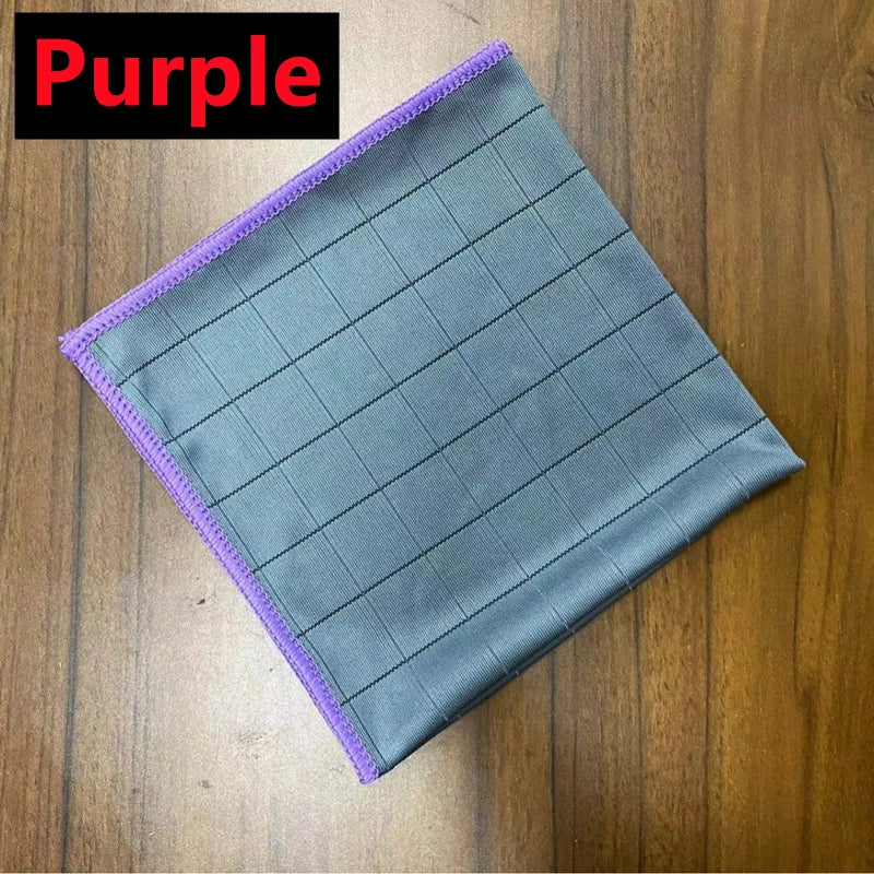 3PCS Carbon Microfiber Cleaning Cloth Lint Free Reusable Kitchen Dish Cloth Glass Window Polishing Streak Free Miracle Clean Rag
