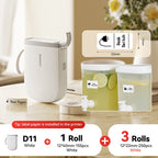 NIIMBOT D11 New Version Label Printer Mini Portable 300DPI Bluetooth Wireless Label Maker Name Tag Kitchen Sticker PrintingMaker