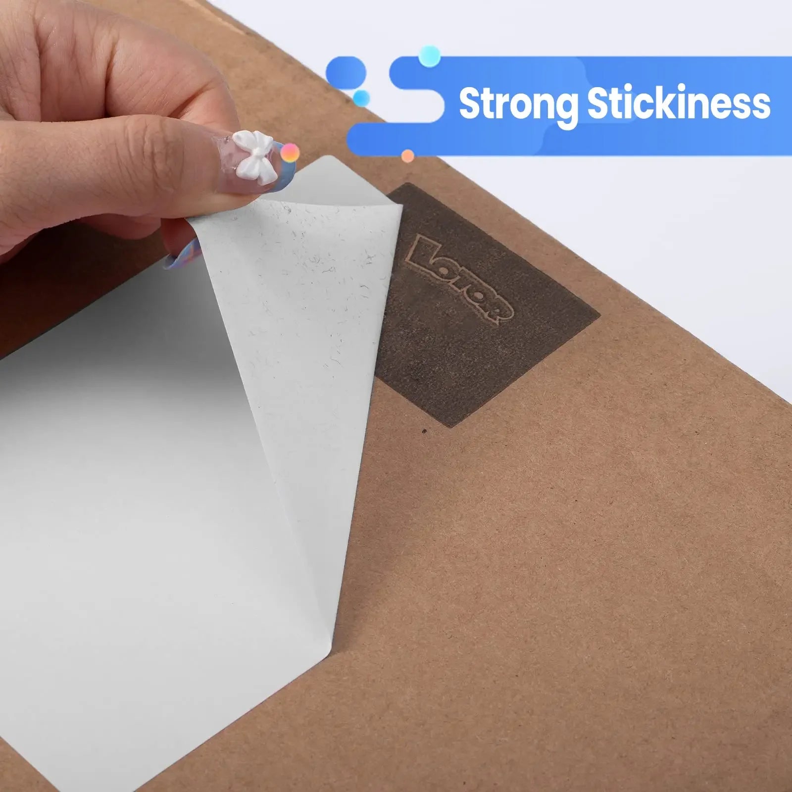 100 Sheet Phomemo A6 Size Shipping Labels 100x150mm Thermal Label Stickers Roll for PM-241BT/D520/246S Waybill Printer Labeler