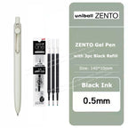 uniball ZENTO Standard 0.38/0.5mm Gel Pens,Water-Based Smooth Writing Roller Ball Pens Fit for a variety of occasions Stationery