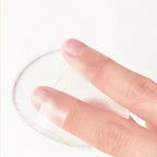 1/2Pcs Silicone Makeup Sponge Transparent Makeup Foundation Sponge Non-Absorbing Water-Based Crystal Jelly BB Cushion Puff