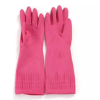 New Kitchen Cleaning Latex Dish Washing Gloves Rubber Thickened and Lengthened Household Laundry Gloves