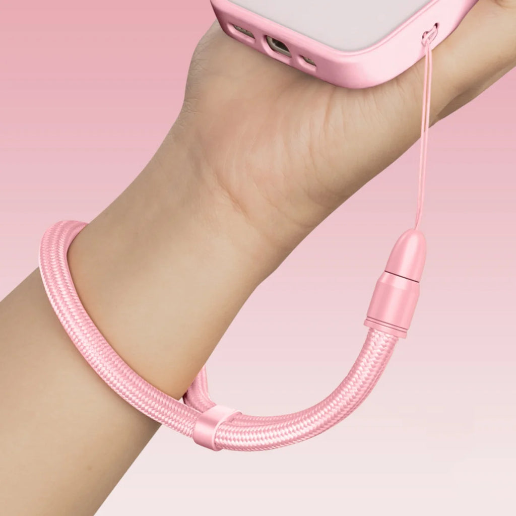 Multifunctional Mobile Phone Strap Bullet Shaped Phone Case Short Rope Adjustable Length Lanyard for Earphones and U-disk
