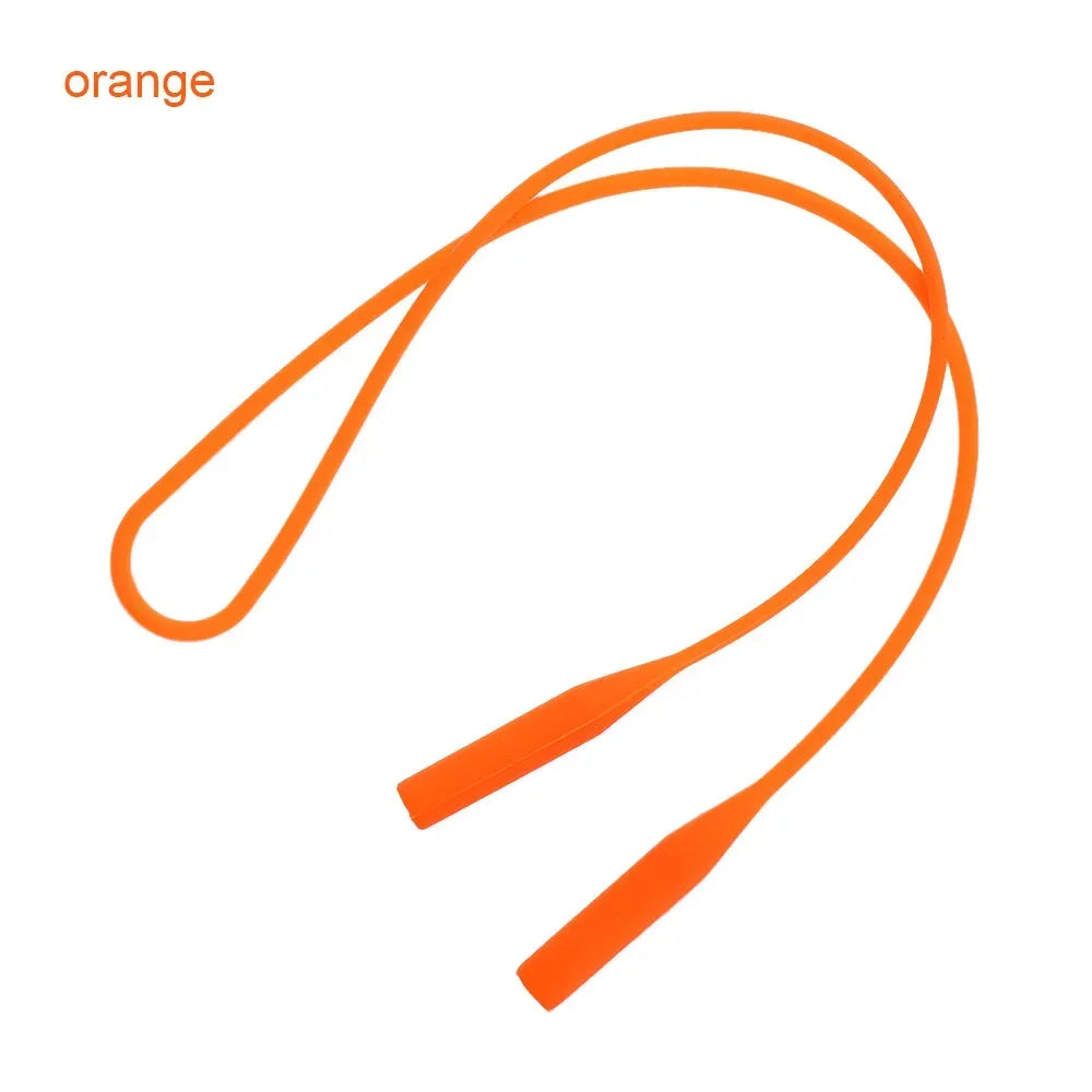 1PC Silicone Eyeglasses Straps Candy Color Elastic Reading Glasses Chain Sports Cord Holder Sunglasses Anti Slip String Ropes