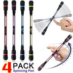 4/1Pcs Spinning Pen Rolling Finger Rotating Pen Gaming Trick Pen Stress Releasing Brain Training Toys for Kids Adults Students
