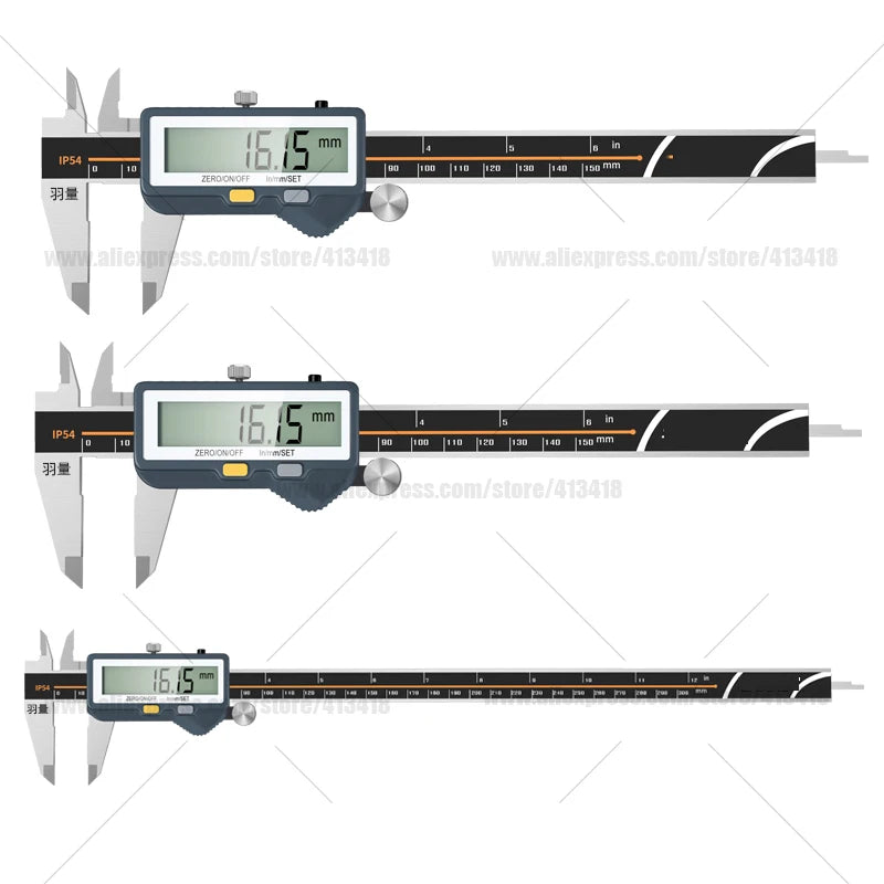 Built-in Bluetooth Digital Caliper for Wireless Transmission Electronic Caliper for Measuring Outer Diameter Inner Diameter 150m