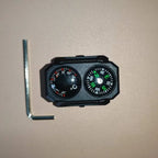 3/5Pcs RCompass Thermometer Combo 2 in 1 Tactical Airsoft AR15 M4 M16 Compact Navigation Thermometer for 20mm Rail Gun Accessory