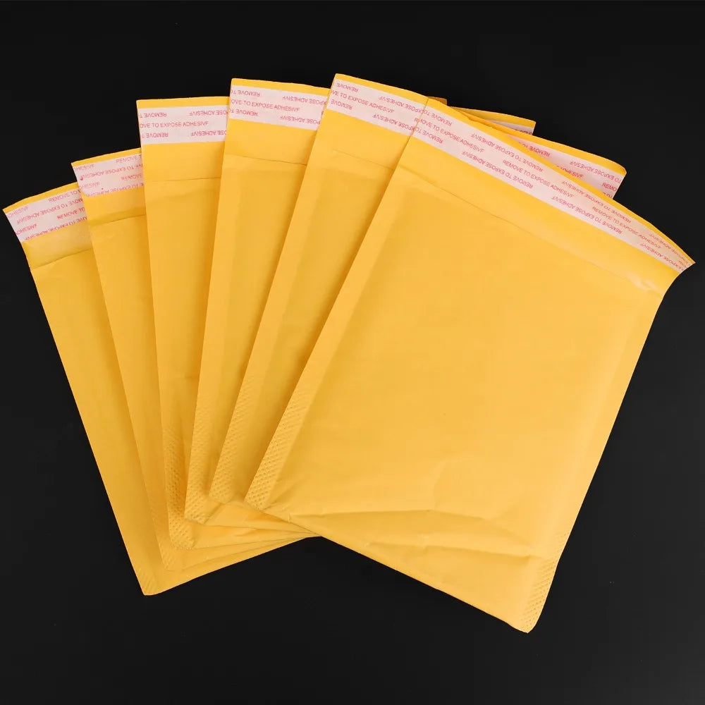 Kraft Bubble Mailers Envelopes Bags Waterproof Different Specifications Mailing Envelopes for Business Gift Packaging 40-10PCS