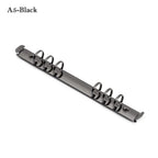 Metal Spiral Binder File Folder A4/B5/A5/A6/A7 Loose-leaf Binding ClipRefillable Notebook Binding Hoop DIY Album Diary Clip Tool