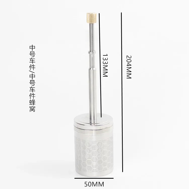 Portable Press Release Coffee Tea Mixer Reusable Bar Tool for Restaurants Kitchens Bars Travel Stirrer