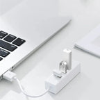 Multi USB 2.0 Hub USB Splitter Power Adapter 4 Port All In One High Speed Hub for PC Windows Computer Accessories