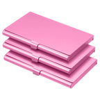 1/2/3Pcs Business Card Holder Metal Box Cover Credit Card Holder Aluminum Alloy Flip Cover Slim Name Cards Case for Women Men