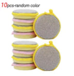 Heavy Duty Scrub Sponges, Double Sided Dish Washing Sponges, Absorbent Kitchen Cleaning Sponges For Pots, Pans, Stove Tops, Sinks, Ovens, Grill And Multi-Surface Household Stain Cleaning