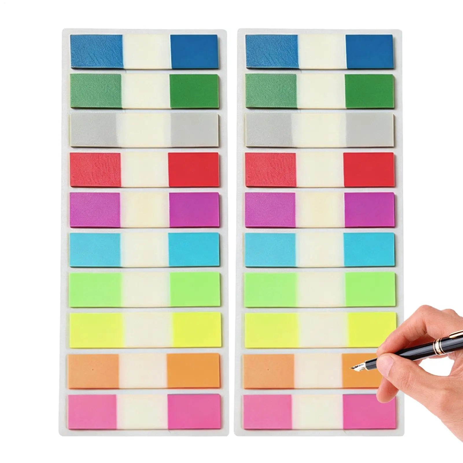 Sticky Index Tabs Colored Reading Marker Labels Planners Sticky Notes Tab for Students Teachers School Home Office Work Notebook