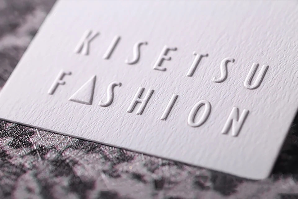Special Paper Bump Printing Fashion Embossed Letter Tag Women's Clothing Personality Design Custom Factory Direct Sales