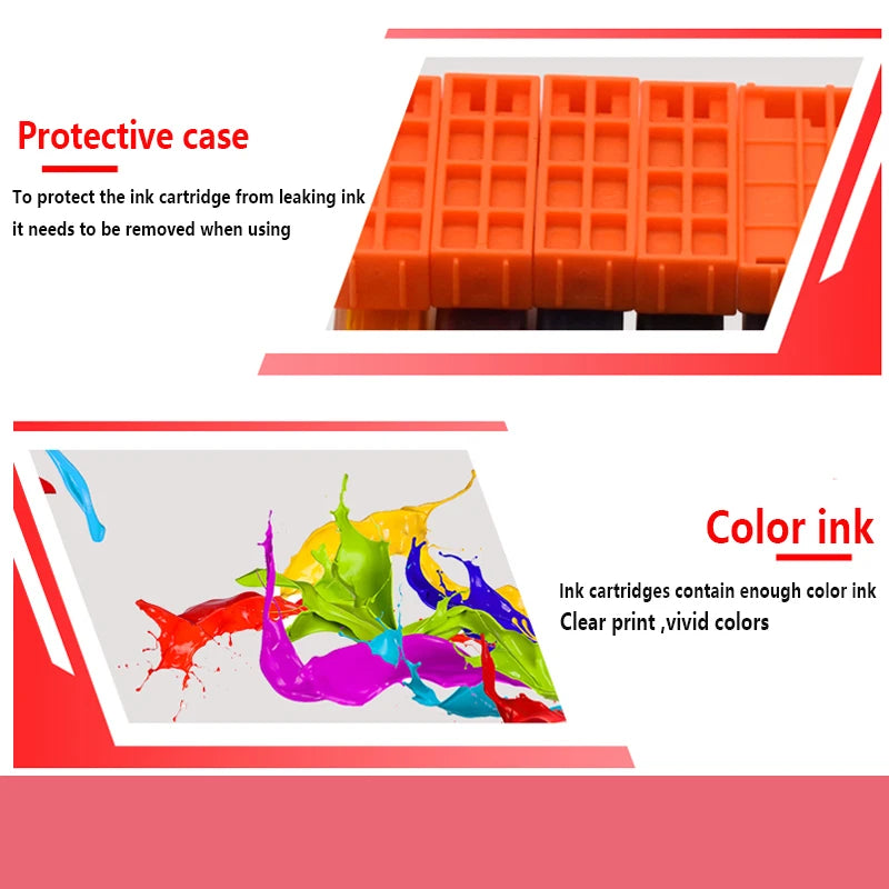 PGI550 CLI551 Compatible Ink Cartridges PGI-550 CLI 551 PGI-550 CLI-551 For Canon MG6350 MG7150 IP8750 Ip7250 Printers