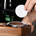 KACACAO Disposable Coffee Filter Paper for 51/53/58mm Espresso Maker 100 Pieces Espresso Paper Filter Home Kitchen Accessorie