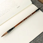Traditional Chinese Calligraphy Brush Oil Painting Oil Watercolor Scriptures Writing Brush Wood Wolf Hair Art Paint Brush