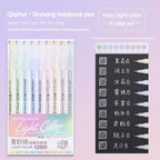 Languo 27-207 Colors Of One Set Drawing Handbook Pens Student DIY Graffiti Multi-Color Gel Pen Writing Marker Stationery