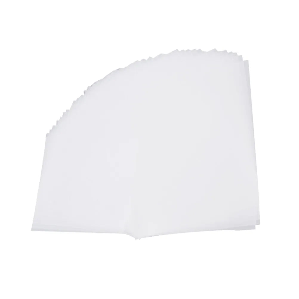 100Pcs 16K Transparent Copying Paper High Clarity Fine Surface Texture for Tracing Drawing Calligraphy Journaling Crafting