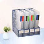 Transparent Thicken A4 File Box Plastic Office Document Sorting Storage Box Buckle Design Book File Archive Seal Boxes Organizer