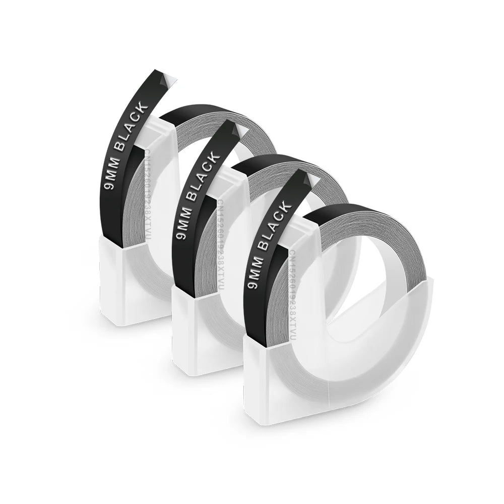 Portable Label Maker B90 Adhesive Sticker Printer similar to Dymo 12965 Labeling Machine Compatible for Dymo 3D 9mm Label Tapes