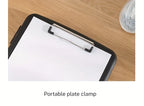 XP010 Large A4 Waterproof File Box with Pen Slot, Desktop Plastic Document Holder and Writing Board Organizer