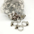 10-50pcs Hose Clips Pipe Clamps Stainless Steel Hoop Clamp Hose 304 Stainless Steel Automotive Pipes Clip Fixed Tools Wholesale