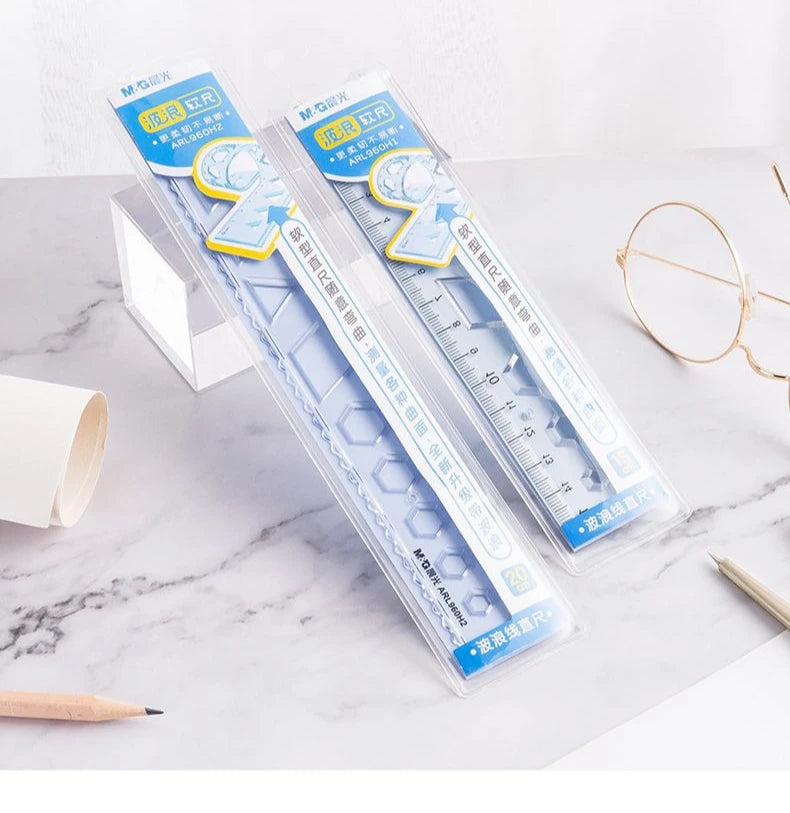 30pcs Clear Soft Ruler 15cm Flexible Transparent Ruler for School Kids School Thing Study Supplies Student Ruler 20cm Stationery
