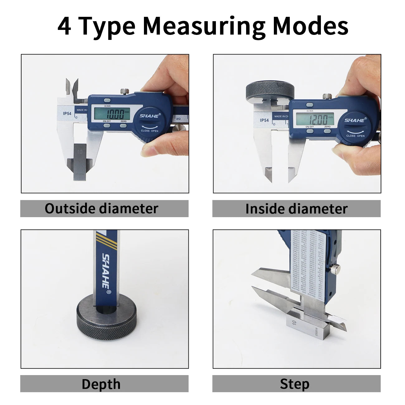 SHAHE IP54 Digital Caliper Electronic Caliper Ruler Digital Vernier Caliper Digital Caliper Stainless Steel Calipers