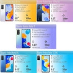 Pelicula, Front Tempered Glass For Xiaomi Redmi Note 15 14 10 11 12 13 Pro 5G Screen Protectors Redmi Note 12S 11S 10S cristal templado Note10 S protector pantalla Note11 verre trempé Redmi Note12 Pro Plus Camera Film