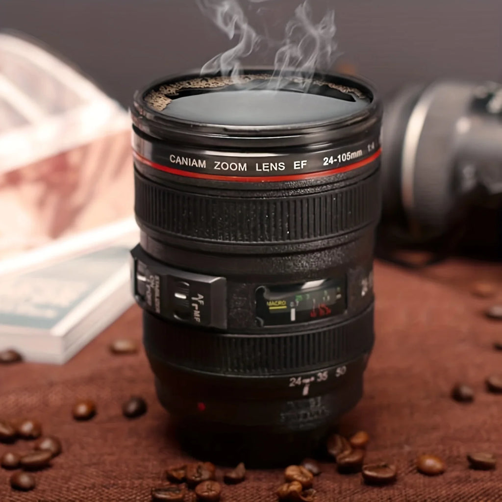 1pc-Camera lens coffee cup, fun photography lens cup, great gift for photographers, household items, friends