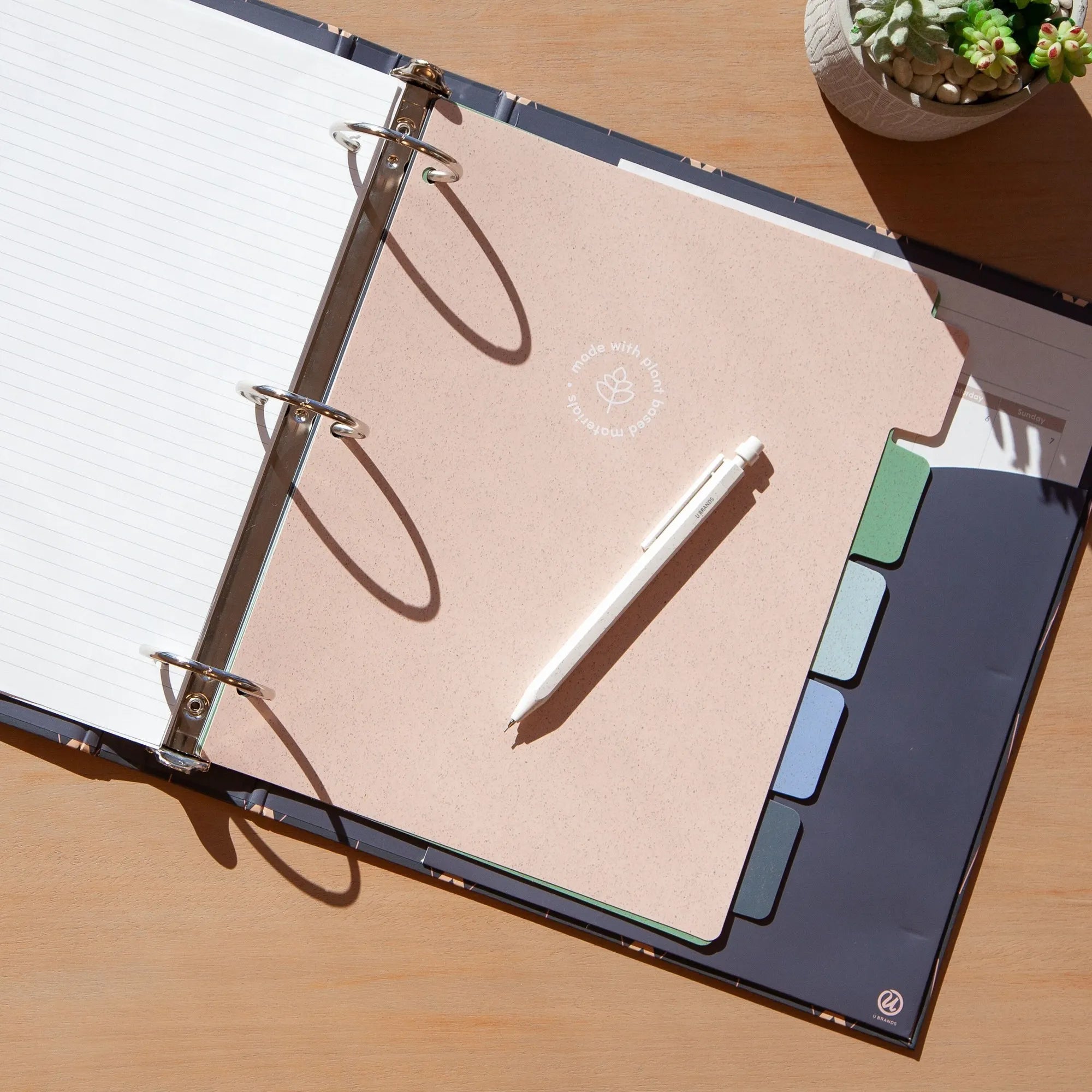Tab Dividers For Binders, Durable Core Index Pages With Writable Tabs For School Office Organization