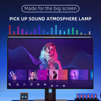Computer Monitor Light Bar RGB Music Rhythm Screen Hanging Lights Dimming Desk Lamp Reading Gaming Table Lighting