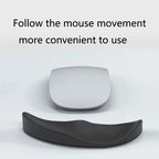 Ergonomic Silicon Mouse Pad Gel Streamline Wrist Rest Non-slip Support Silicone Wrist Rest Vertical Mat Computer Mousepad