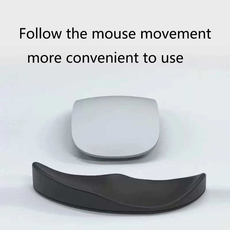 Ergonomic Silicon Mouse Pad Gel Streamline Wrist Rest Non-slip Support Silicone Wrist Rest Vertical Mat Computer Mousepad