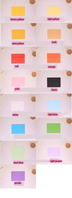 10pcs/pack 13.3x18.4cm Red Envelope Kraft Yellow Green Color Letter Paper Envelopes for Gift Photo Bags Packaging