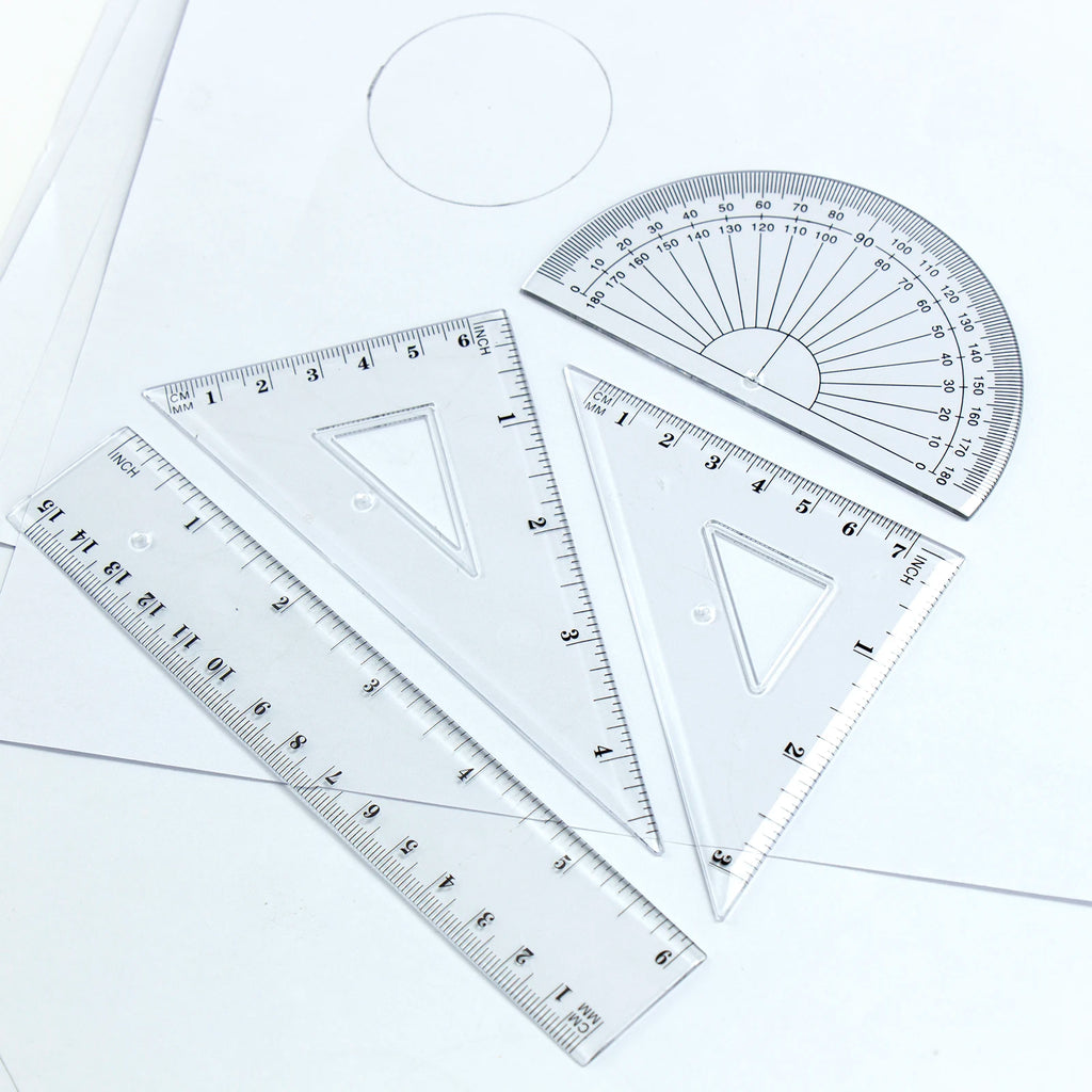 Basic 8‑piece metal compass set, geometry drafting drawing tools for student use