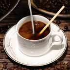 300/100pcs Wooden Coffee Stirrers Individually Wrapped Disposable Tea Drink Cocktail Mixer Swizzle Sticks Round End 5.5Inch Long