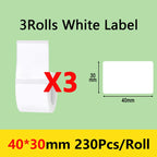 Niimbot B21/B1/B203 Mini Bluetooth Thermal Printer Anti-Oil Sticker Waterproof Adhesive Label Paper For Office Tag Labels Maker