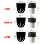 30Bags/Roll Disposable Garbage Bag Trash Can Bin Small Medium Large Rubbish Bag Black Points Off Plastic Bags Bathroom Kitchen