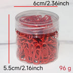 A box of paper clips, multi-color optional, color bills, small card storage gadgets, DIY small material clips, school supplies,