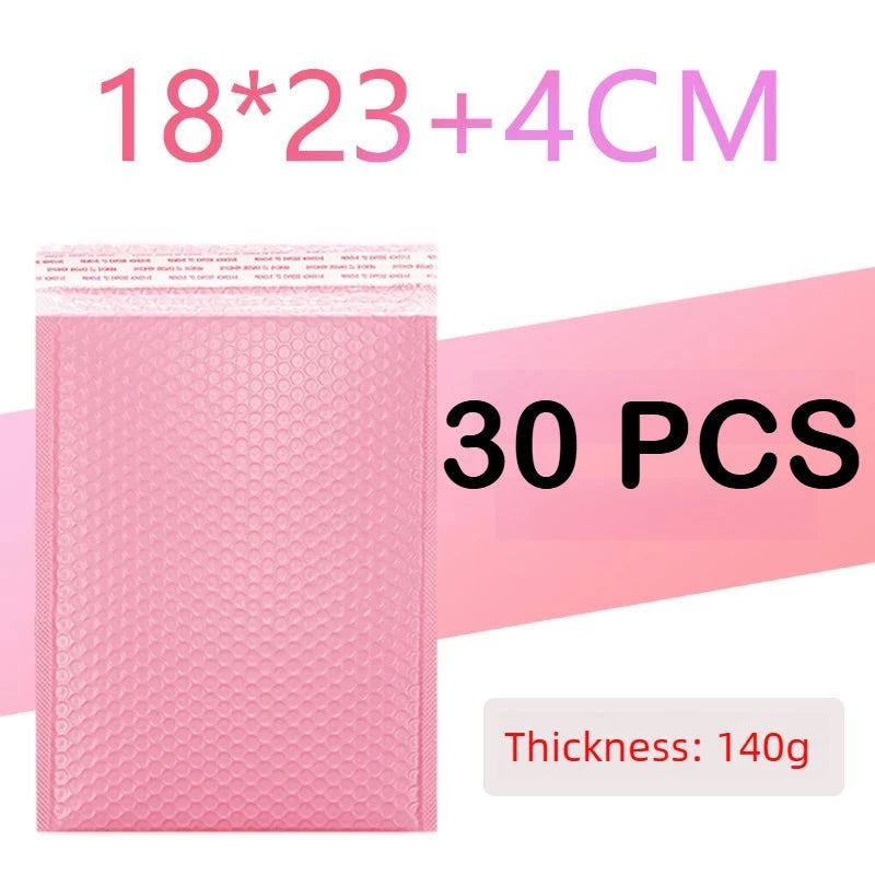 100/1 PCS Pink Poly Bubble Mailers Padded Envelopes Self Seal Padded Envelopes Gift Bags Packaging Envelope School Supplies