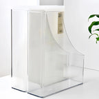 Acrylic A4 Storage Filing Box for Documents Plastic Paper File Organizer Vertical Magazine Rack Desk Folder Desktop Supplies